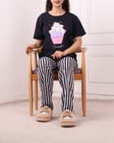 ست تیشرت وشلوار پاکت عروسکی 2710