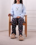 ست بلوز و شلوار ابروخرس وماه کد 2729