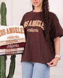 تیشرت باکسی لس آنجلس کد2835