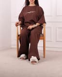 ست تیشرت وشلوار قواره دار کد 2595