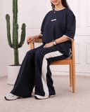 ست تیشرت و شلوار لویس ویتون بغل نیم زیپ کد 2839