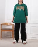 ست تیشرت وشلوار بگ ویکتوریا کد 2425