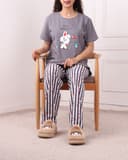 ست تیشرت و شلوار خرگوش عروسکی کد 2711