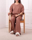 ست تیشرت و شلوار ساده کد 2602