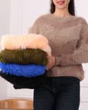 بلوز بافت موهردار کد 2654