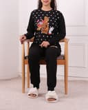 ست بلوز و شلوار پنبه گلکسی طرح دار کد 2658