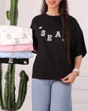 تیشرت باکسیSEA کارشده کد3078