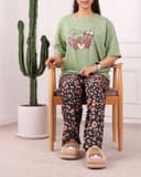 ست تیشرت و شلوار بگی عروسکی پارت هفتم کد 2865