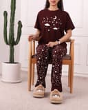 ست تیشرت و شلوار ماه و ستاره کد 2804