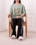 ست تیشرت و شلوار LOVEپلنگی کد 2648