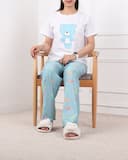 ست تیشرت وشلوار عروسکی کد 2498