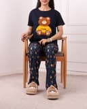 ست تیشرت و شلوار عروسکی پارت 7کد 2707