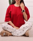 ست تیشرت و شلوار بگ عروسکی پارت پانزدهم کد 3068