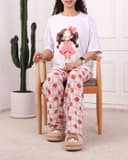 ست تیشرت و شلوار بگی طرحدار عروسکی پارت یک کد 2788