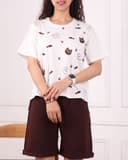 ست تیشرت و شورتک عروسکی کد 2739