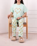 ست تیشرت و شلوار عروسکی خرس بال دار کد 2692