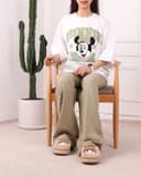 ست تیشرت و شلوار باکسی میکی موس 1923 کد 2791