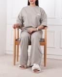 ست تیشرت وشلوار بگ الو جدید 2428