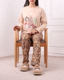 ست بلوز وشلوار کریسمس پارت چهارم کد 2687