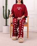 ست تیشرت و شلوار قلب مٌون کد 2789