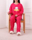 ست بلوز و شلوار پاندا قلبی کد 2635