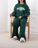 ست بلوز وشلوار بگ دورس بالنسیا بغل نوار 1917کد 2570