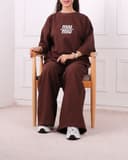 ست تیشرت وشلواره قواره داره میومیو کد 2625