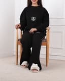 ست بلوز وشلوار بالنسیا بغل نوار کد 2573