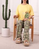 ست تیشرت و شلوار طرح دار عروسکی پارت دوم کد 2803