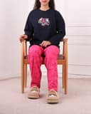 ست بلوز و شلوار اکی گل گلی کد 2728