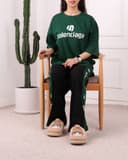 ست تیشرت و شلوار بالنسیگا کد 2790