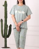 ست تیشرت و شلوارک کیتی کد 2849