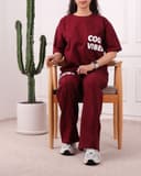 ست تیشرت و شلوار کول ویبس کد 2824