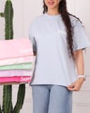 تیشرت باکسی پشت چاپ کد 2858