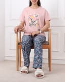 ست تیشرت وشلوار طرحدار کد 2487