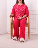 ست تیشرت و شلوار قلب ریز کد 2637