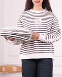 بلوز بلوز دورس راه راه کد 2606