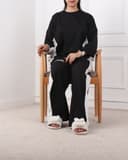 ست تیشرت وشلوار بالنسیا بغل نوشته کد2517